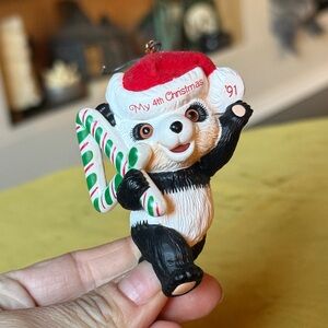 BOGO Hallmark Keepsake Ornaments w/ Box- 4th Christmas 1991 &3rd Christmas 1990